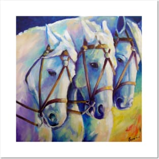 Circus Horses Posters and Art